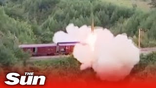 Kim Jong-un fires railway-borne missiles in North Korea as Seoul tests submarine ballistic missile