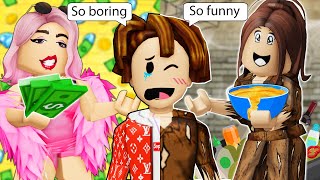 ROBLOX Brookhaven 🏡RP: Choosing RICH or POOR Mommy | Gwen Gaming Roblox