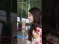 Janhvi Kapoor's Chic and Fresh Airport Look in Floral White Shirt and White Pants