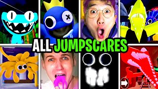 SCARIEST JUMPSCARES ON YOUTUBE! (RAINBOW FRIENDS, GARTEN OF BANBAN, POPPY PLAYTIME & MORE!)