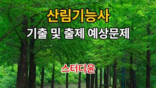 [04편]2024~2025년 최신판 산림기능사 필기시험 기출 및 예상문제