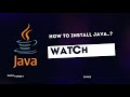 java installation with editplus