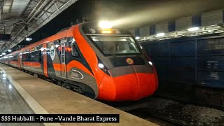 SSS Hubballi - Pune Vande Bharat Express | Journey from Dharwad to Miraj | Indian Railways