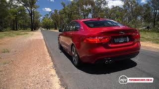 2018 Jaguar XE 20d 0-100km/h \u0026 engine sound