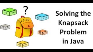 0-1 Knapsack Problem without using Dynamic Programming | JAVA