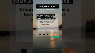 psychological facts about dreams #shortvideo  #DreamInsights #DreamExploration