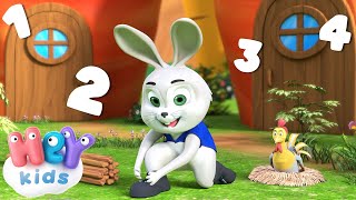 One, Two, Buckle My Shoe song | Counting songs for kids | HeyKids - Nursery Rhymes