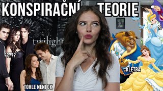 KONSPIRAČNÍ TEORIE | Twilight sága, Upíří deníky, Popelka, Kráska a Zvíře | Just Justýna