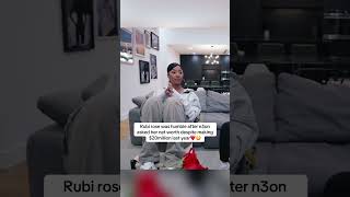 Rubi rose was humble after n3on asked her net worth despite making $20million last year❤️😳 #n3on