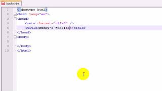 HTML5 Tutorial 2 Creating a Basic Template