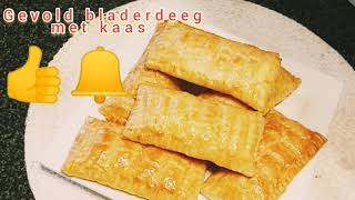 makkelijk Gevuld bladerdeeg hapjes met kaas 😋😋lekker 🥟🥟