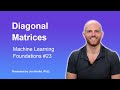 Diagonal Matrices — Topic 23 of Machine Learning Foundations