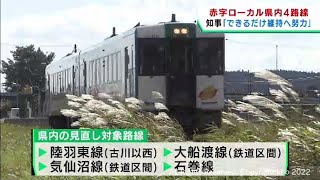 「できるだけ存続できるよう努力」赤字ローカル線について村井宮城県知事