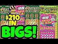 I Took A $210 Gamble 🔴 Md Lottery Gold Rush, Vip Club, Extreme Cash, $100k Lucky Scratch Off Tickets