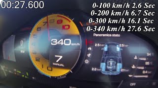 Ferrari 296 GTB 0-340 km/h Acceleration 830HP | Faster than LA Ferrari??