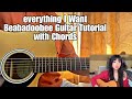 Everything I want - Beabadoobee // Guitar Tutorial with Chords (Lesson)