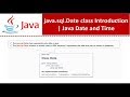 java.sql.Date class Introduction | Java Date and Time | Date and Time in java