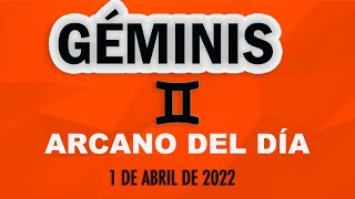Arcano Del Día ♊ GEMINIS 1 DE ABRIL DE 2022 🌞 Tarot