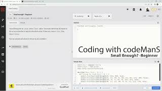 Codewars 7 kyu Small Enough? - Beginner JavaScript