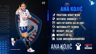 Ana Kojic - Right Wing - Mosonmagyaróvár - Highlights - Handball - CV - 2021/22