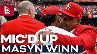 Mic'd Up: Masyn Winn | St. Louis Cardinals