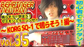 Behringer Neutron ベリンガー ニュートロン 操作方法 その35 ～KORG SQ-1で鳴らそう！編～｜初心者でもわかる 解説