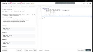 LeetCode #20 Valid Parentheses - Coding Interview Problem with Java Solution