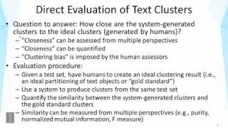 DATA MINING 3 Text Mining and Analytics 4 6 Text Clustering Evaluation