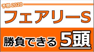 フェアリーステークス2020 予想【発表！勝負できる5頭】