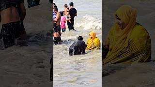 Cox’s Bazar Sea Beach Swimming Shorts Video #shortsvideo #shortfeed #shorts