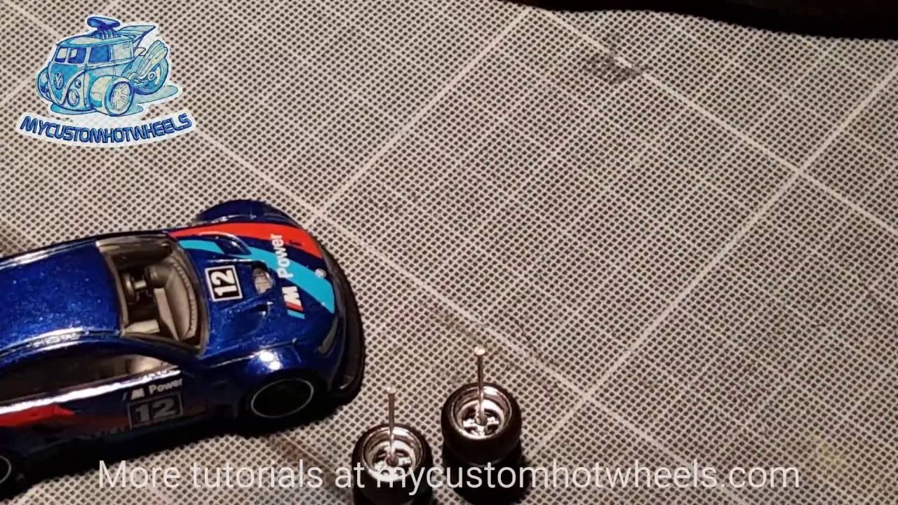 How To Customize Hot Wheels Diecast Cars The Basic Wheel Swap Youtube