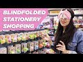 Blindfolded Stationery Shopping Challenge | #Vlogmas Day 29