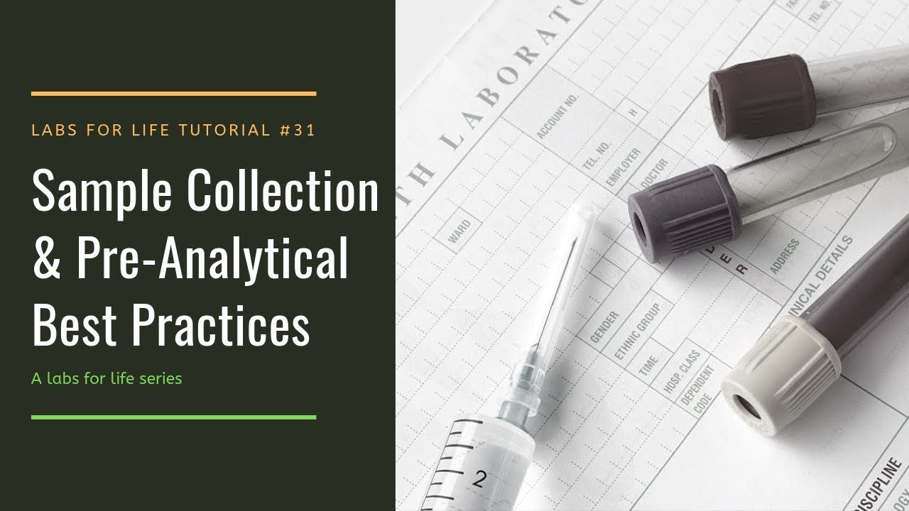 Summary Sample Collection Pre Analytical Best Practices Youtube
