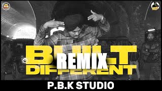Built Different Remix | Sidhu Moose Wala | The Kidd X  P.B.K Studio