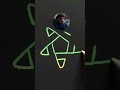 how to draw a 3d star #shorts