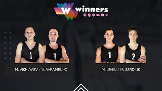 Winners Beach Volleyball. Men. M. Vikhlyaev / V. Avramenko - M. Lehin / M. Serdiuk 06.01.2025