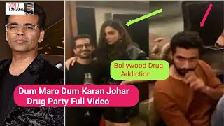 karan johar drug party full video | karan johar drug party at home | bollywood drug party video
