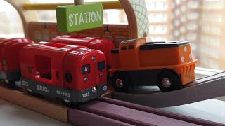 Brio Trains, SUBWAY TUNNELS, AND Train Stations, Wooden Toys