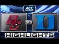 Boston College vs Duke Basketball Highlights 2/24/13