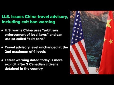 U.S. State Department Issues Travel Warning For China - YouTube