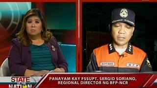 SONA: Panayam kay FSSUPT. Sergio Soriano, regional director ng BFP-NCR