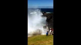 Kiama blowhole explosion