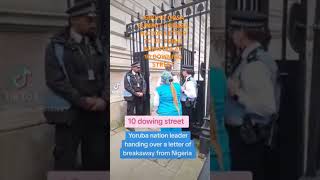 IGBOHO OOSA SUMMIT YORUBA NATION LETTER TO UK PRIME MINISTER AT 10 DOWNING STREET #london #igboho