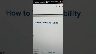 usability testing in websites
