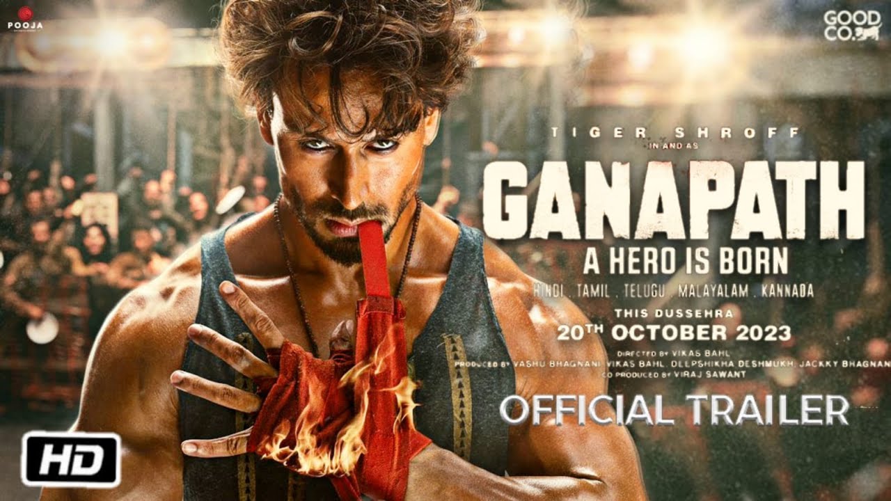 Ganapath Official Trailer | Ganapath A Hero Is Born Poster | Tiger ...