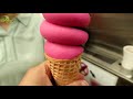 블랙핑크 아이스크림 black pink ice cream 한국 길거리 음식 korean street food 단양구경시장 danyang market k food