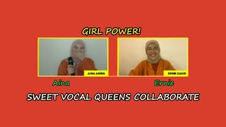 [ENG SUBS] Ernie Zakri \u0026 Aina Abdul share on a new song - Our Sweet \u0026 Supportive Vocal Queens! 🧡