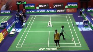 HK Open 2013 SS MS R2 - HU Yun HKG, TAGO Kenichi JPN