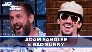 Adam Sandler and Bad Bunny Freaked Out When They First Met Each Other, Talk Happy Gilmore 2 Cameos