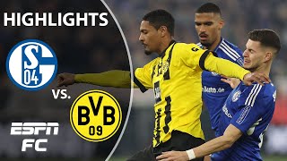 Schalke vs. Borussia Dortmund | Bundesliga Highlights | ESPN FC